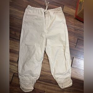 Free people hadley poppin pant khaki large parachute oversized drawstring pocket